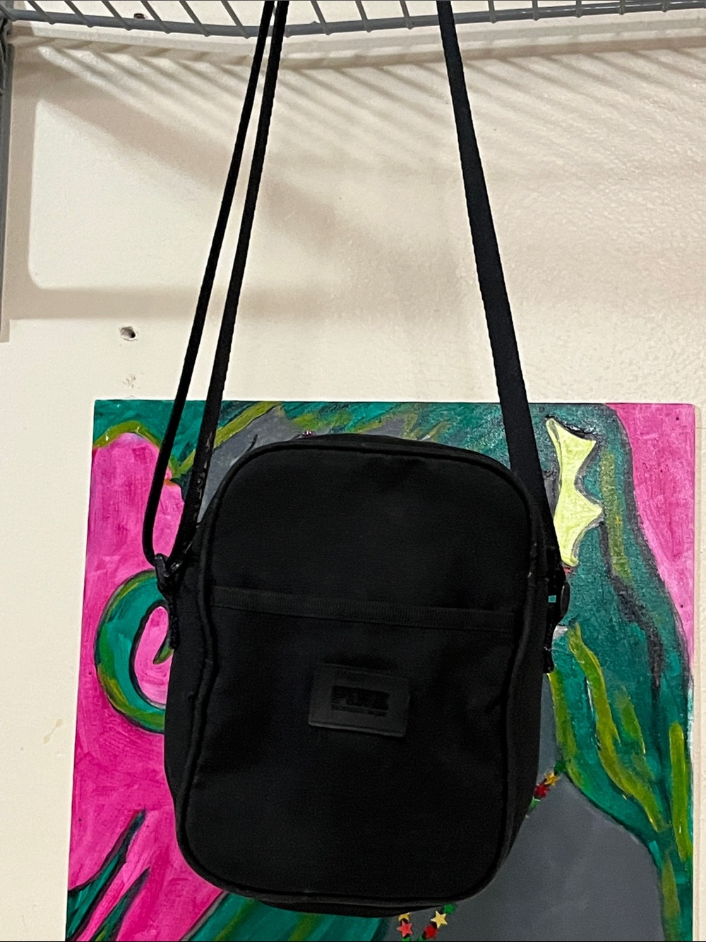 PINK Victoria's Secret Black Men's Shoulder Messenger Bag